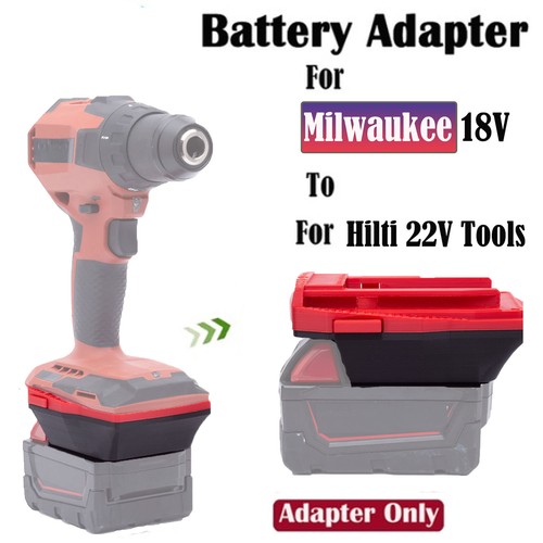 Battery adapter for milwaukee - for,