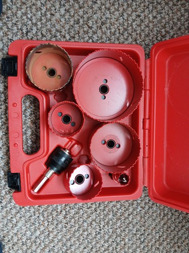 Hilti holesaws with quick - holesaws,