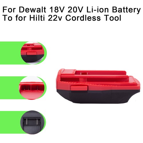 Battery adapter for dewalt 18v - for,