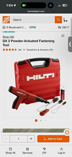 Hilti powder actuated - hilti, dx